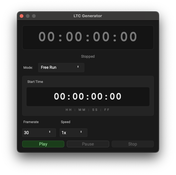 LTCue TC Generator
